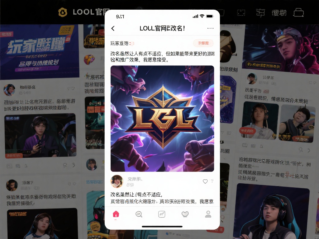 LOL官网更名引发游戏社区热烈讨论! 玩家反响:情感与期待的碰撞
在各大游戏
